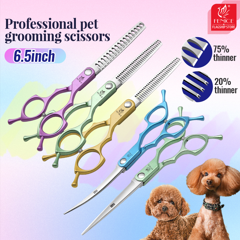 Grooming Scissors - مجموعة مقصات تنظيف الكلاب الاحترافية من