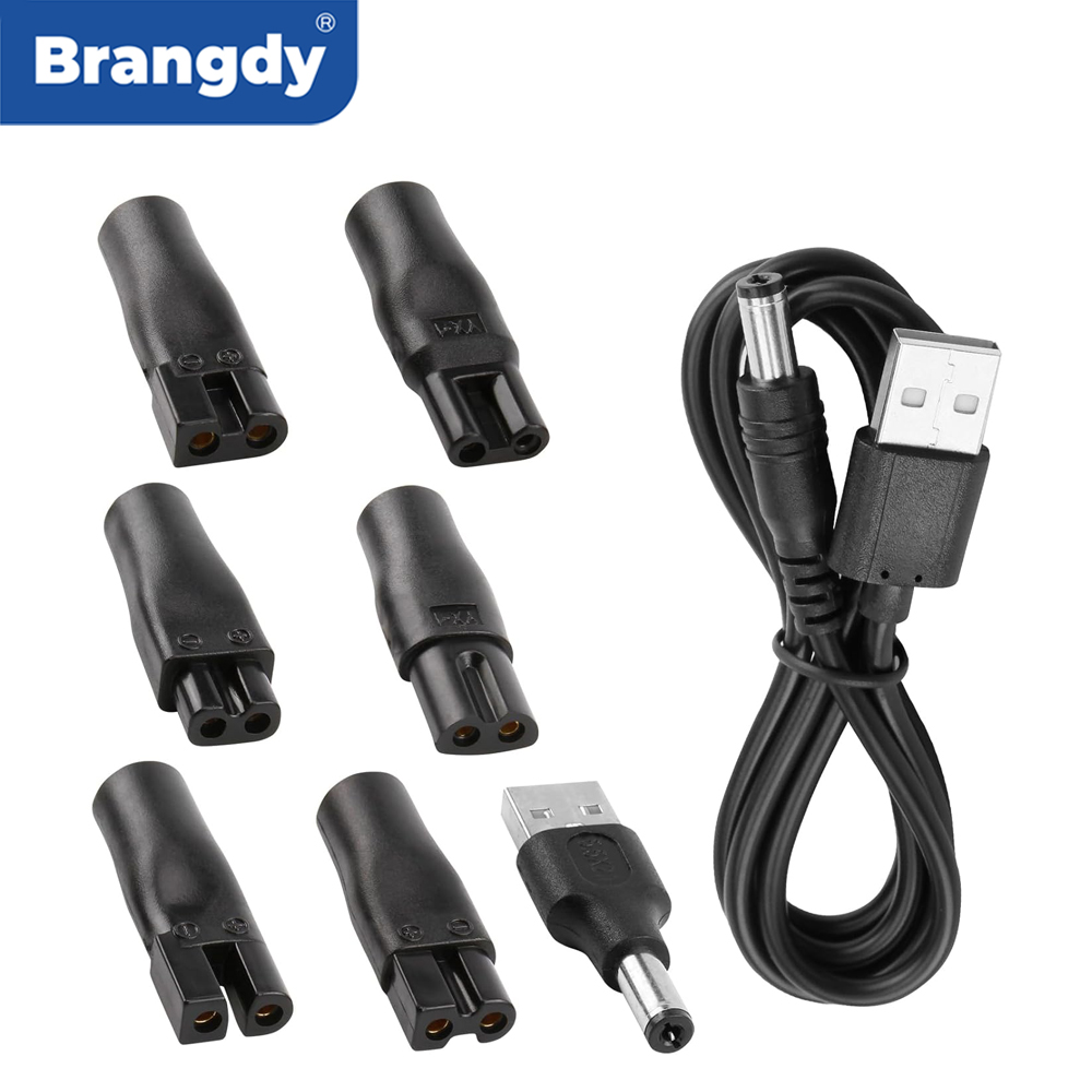 Beard Trimmer - مجموعة شاحن USB بديلة من براندي