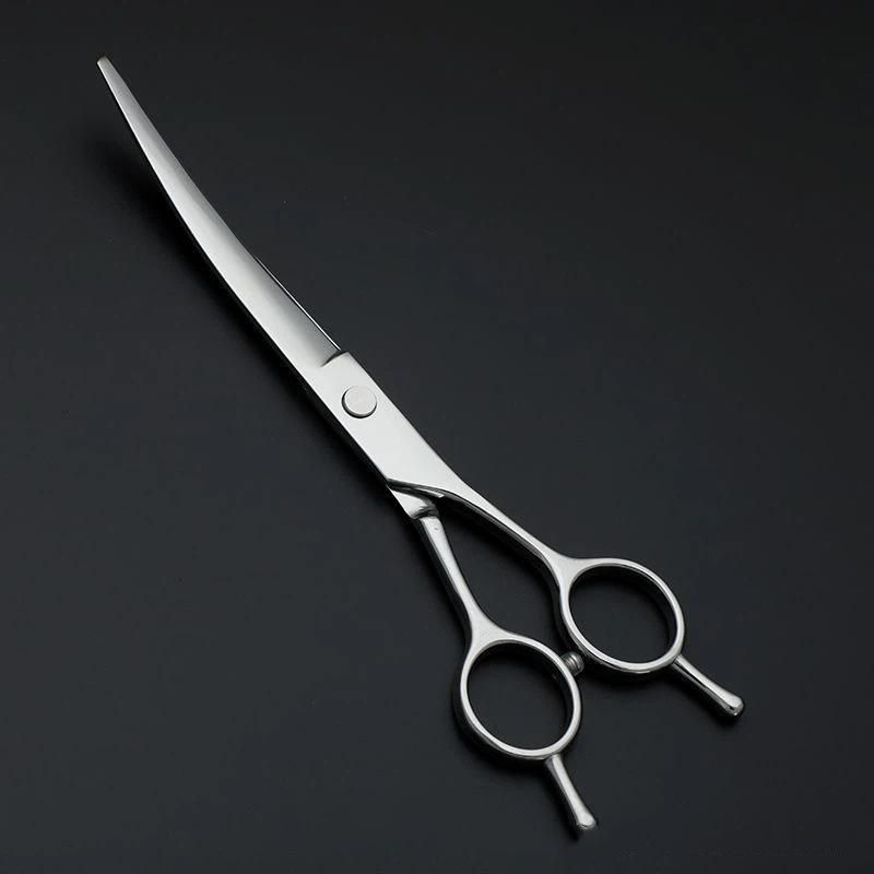 مقص تشذيب احترافي منحني للحيوا - مراجعة Grooming Scissors وسعره