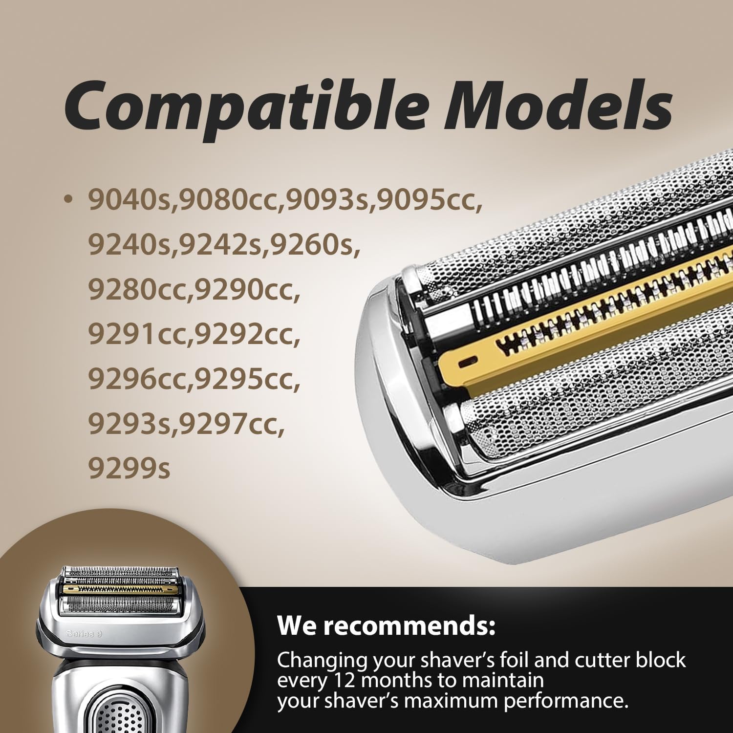 رأس رقائق بديل جديد 92S متوافق - مراجعة Electric Shaver Rotary وسعره