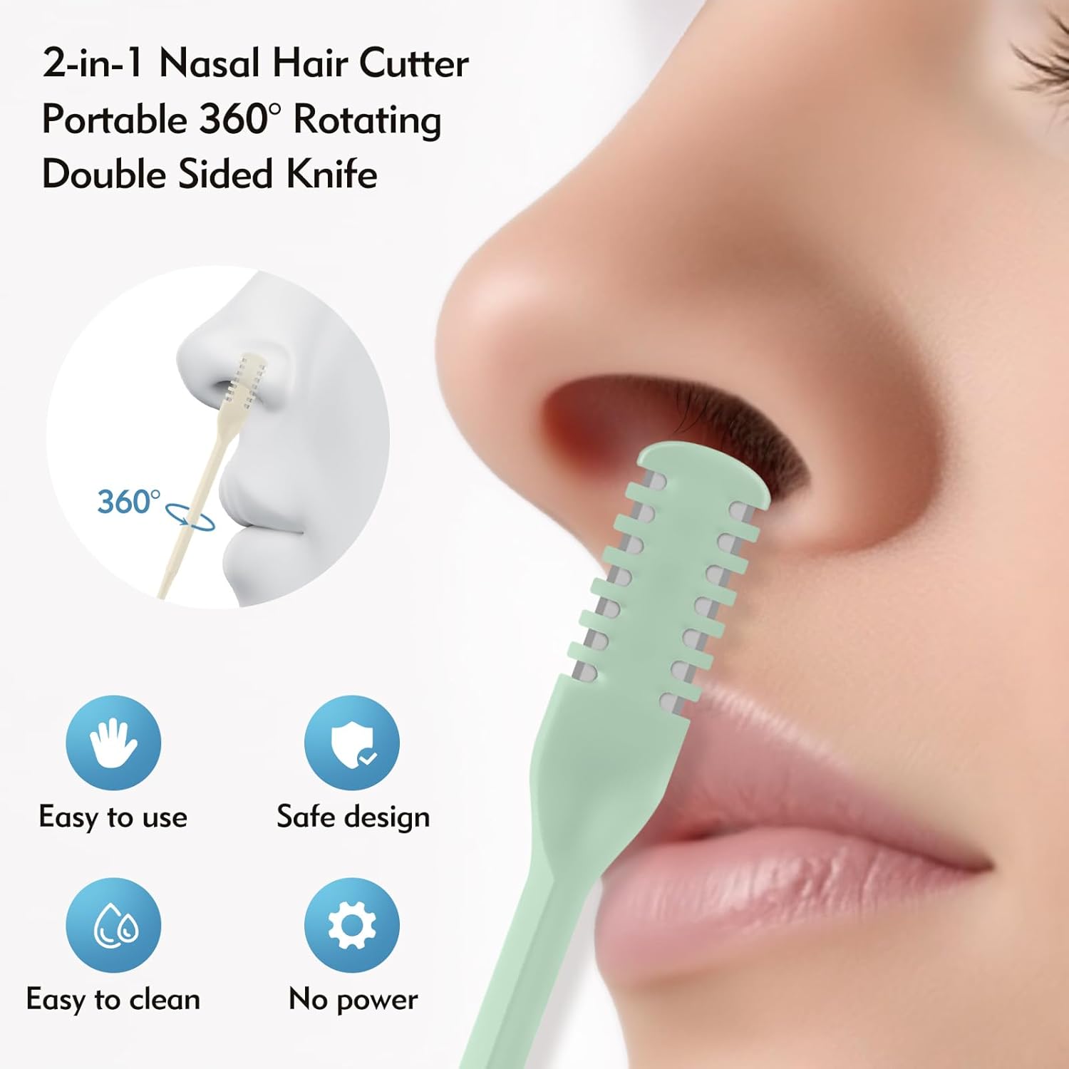 5/20/50 قطعة قاطع أنف 2 في 1،  - مراجعة Nose Trimmer وسعره