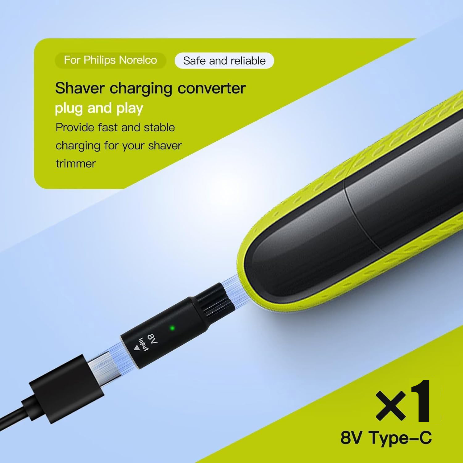 محول شحن ماكينة حلاقة 8 فولت H - مراجعة Electric Shaver Rotary وسعره