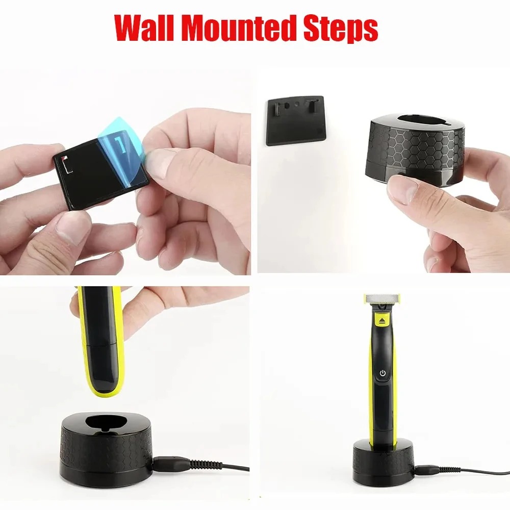 قاعدة شحن جديدة مثبتة على الحا - مراجعة Electric Shaver Rotary وسعره