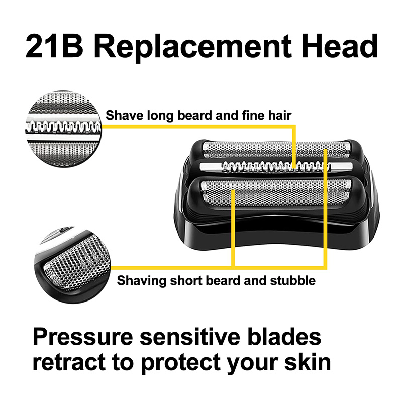 21B لشفرات ماكينة الحلاقة الكه - مراجعة Electric Shaver Rotary وسعره