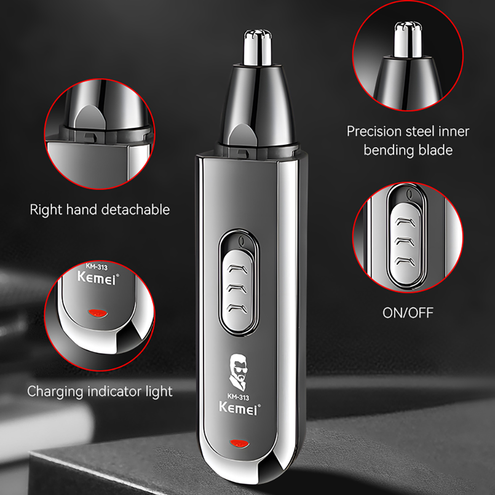 Kemei-مشذب شعر للأذن والأنف مت - مراجعة Body Trimmer وسعره